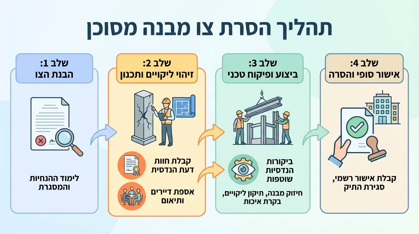 תהליך הסרת צו מבנה מסוכן