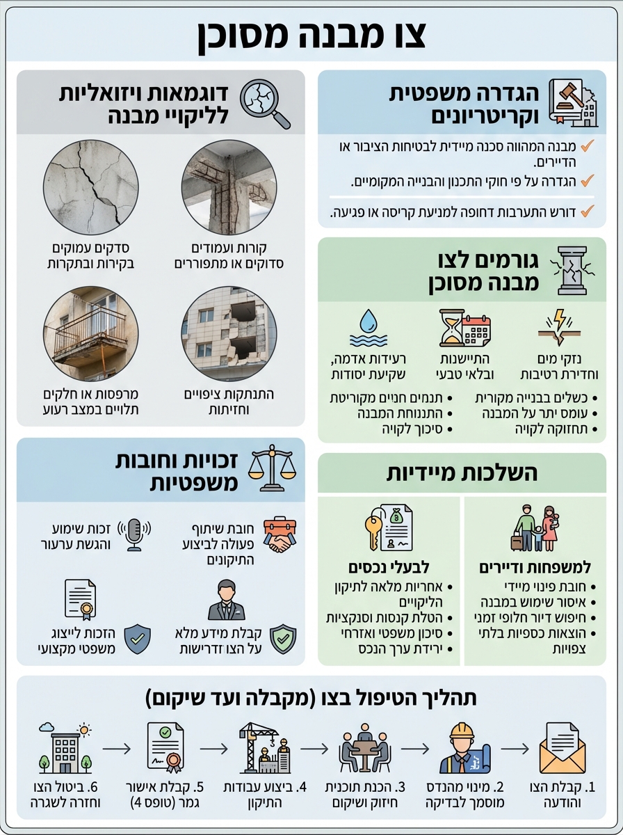 מהו צו מבנה מסוכן